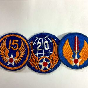 Vintage military original wartime patches